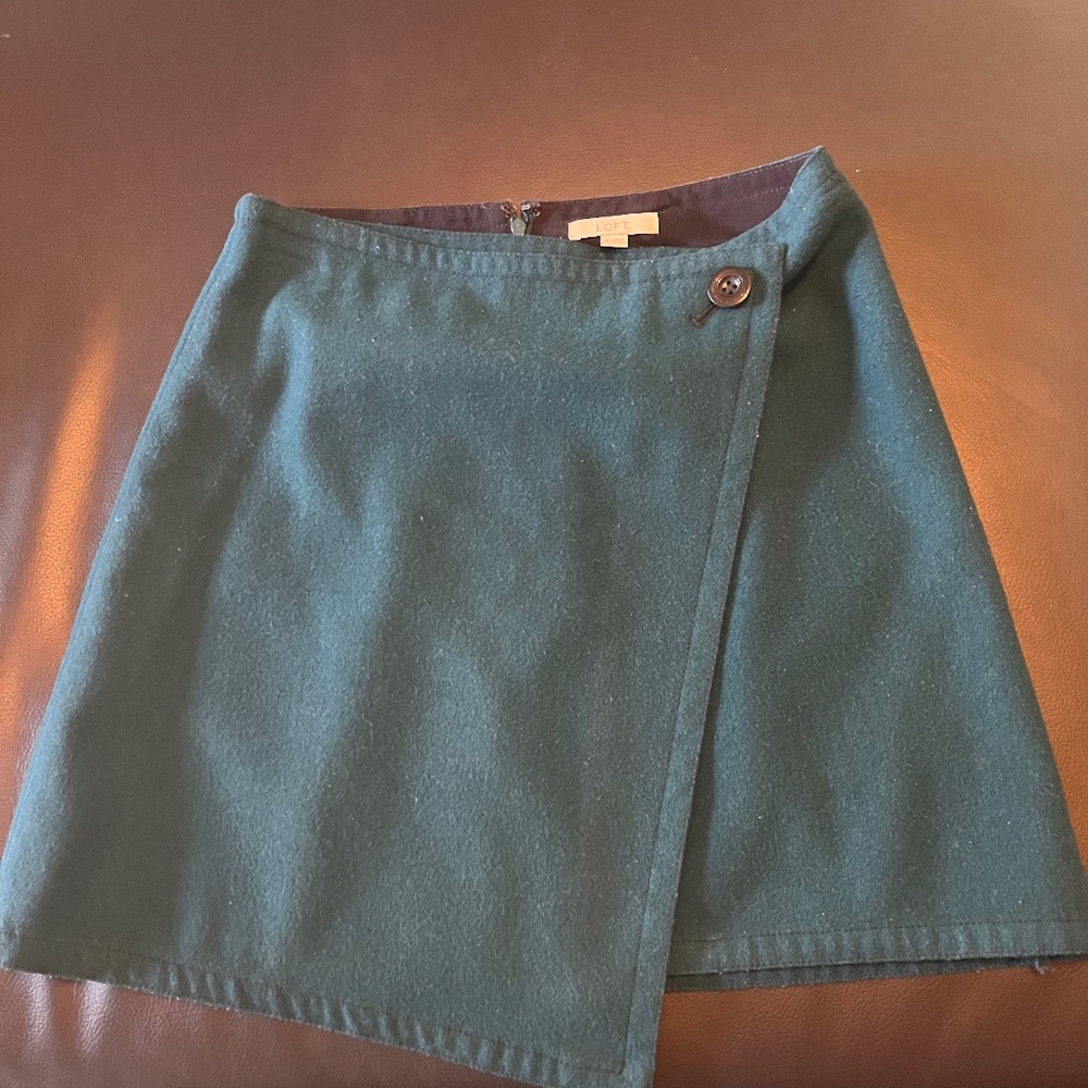 Green skirt